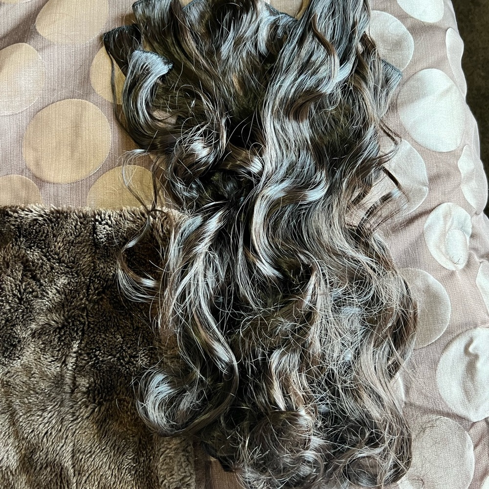 Dark brown extensions